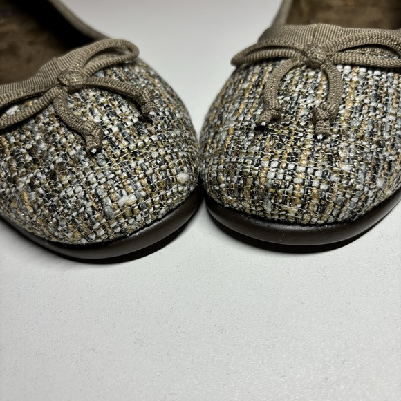 NWOT  brown and tan tweed Aerosoles ballet flats - Picture 6 of 12